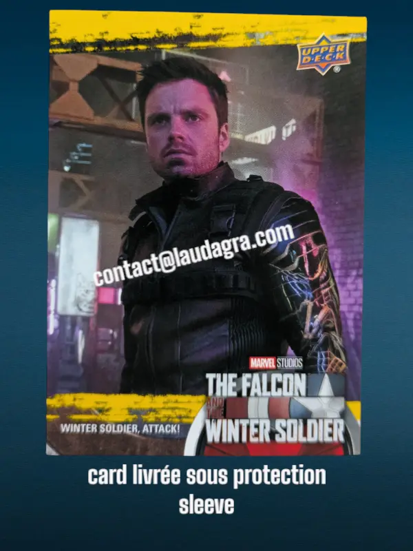 [FALCON_Y32] Winter Soldier, Attack! The Falcon and The Winter Soldier Yellow Parallel Card N° 32