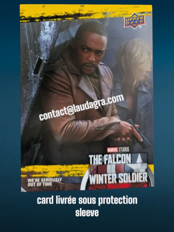 [FALCON_Y40] We're Seriously Out of Time The Falcon and The Winter Soldier Yellow Parallel Card N° 40