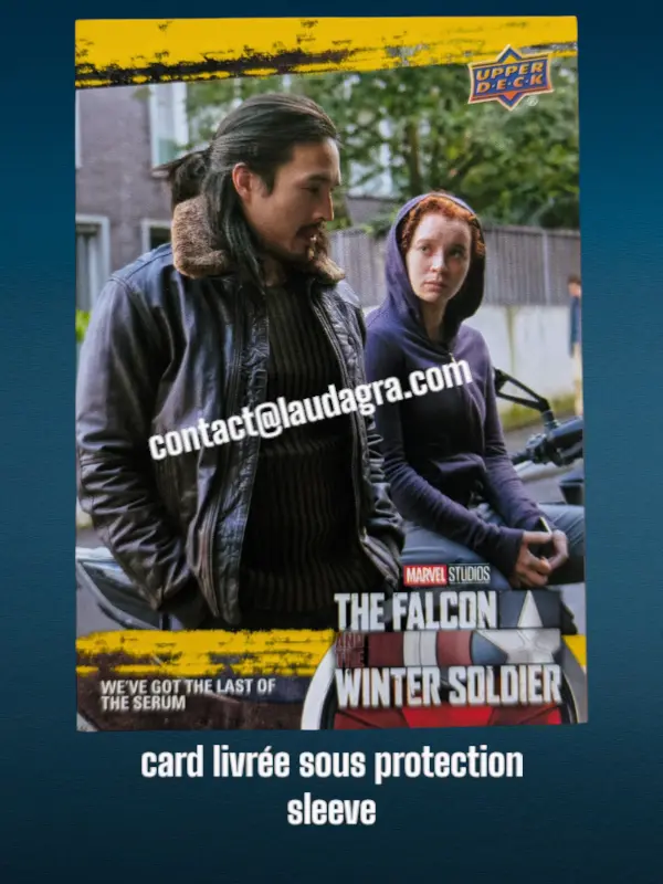 [FALCON_Y43] We've Got The Last Of The Serum The Falcon and The Winter Soldier Yellow Parallel Card N° 43