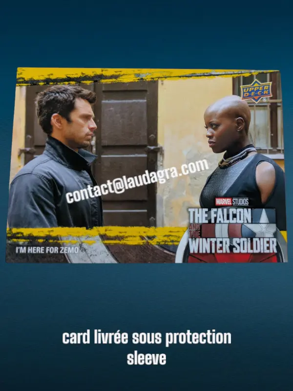 [FALCON_Y44] I'm Here for Zemo The Falcon and The Winter Soldier Yellow Parallel Card N° 44