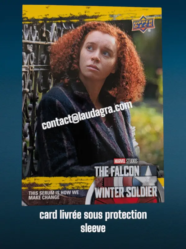 This Serum is How We Make Change The Falcon and The Winter Soldier Yellow Parallel Card N° 46