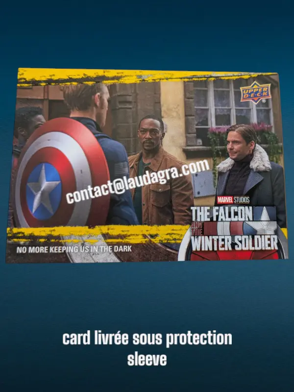 No More Keeping Us in the Dark The Falcon and The Winter Soldier Yellow Parallel Card N° 47