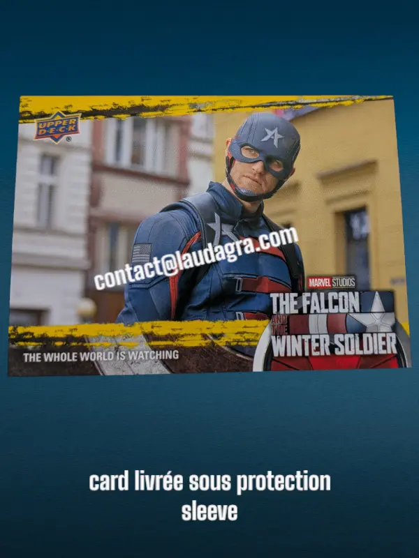 The Whole World is Watching The Falcon and The Winter Soldier Yellow Parallel Card N° 52