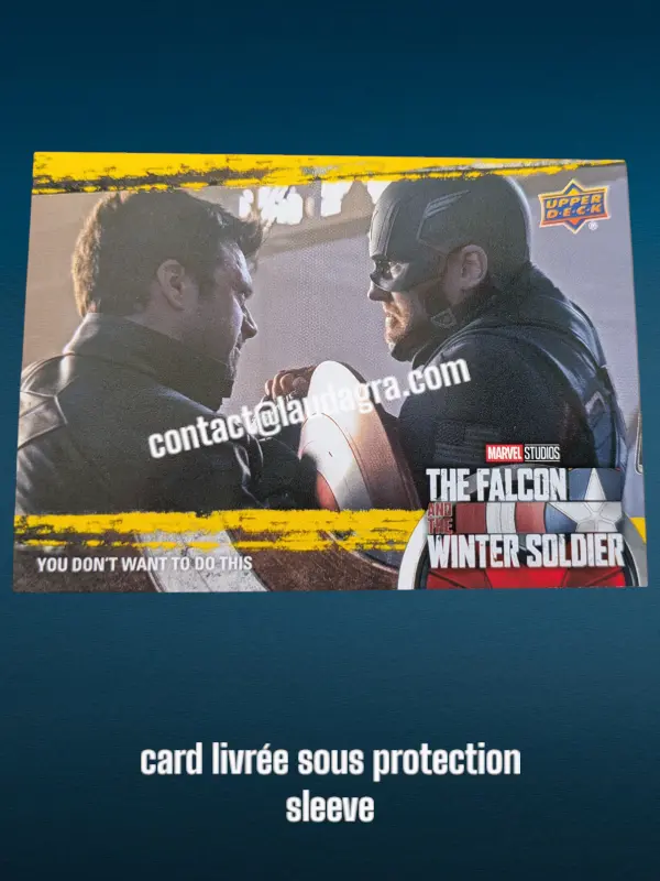 [FALCON_Y57] You Don't Wanna Do This The Falcon and The Winter Soldier Yellow Parallel Card N° 57