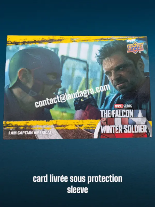 [FALCON_Y59] I Am Captain America! The Falcon and The Winter Soldier Yellow Parallel Card N° 59