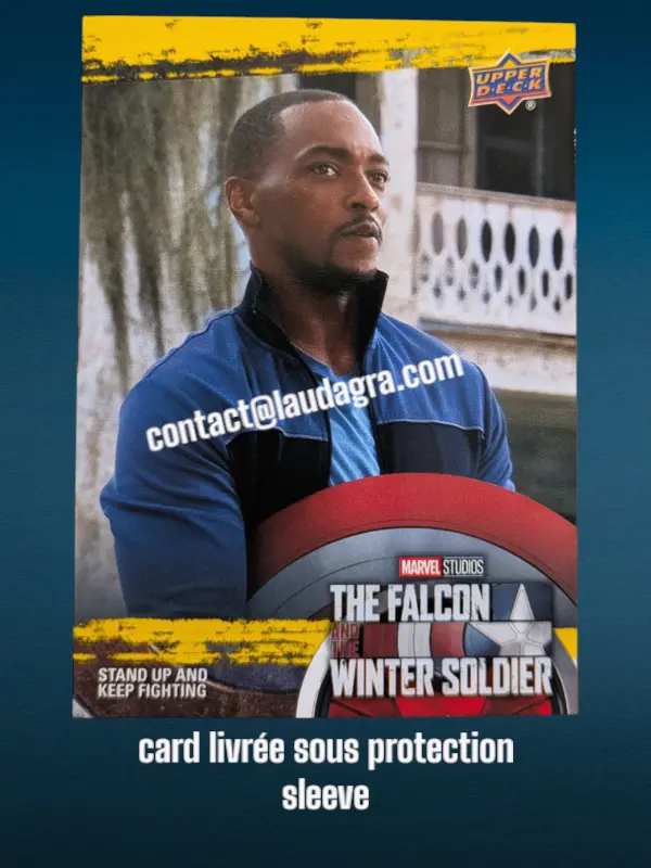 Stand Up and Keep Fighting The Falcon and The Winter Soldier Yellow Parallel Card N° 72