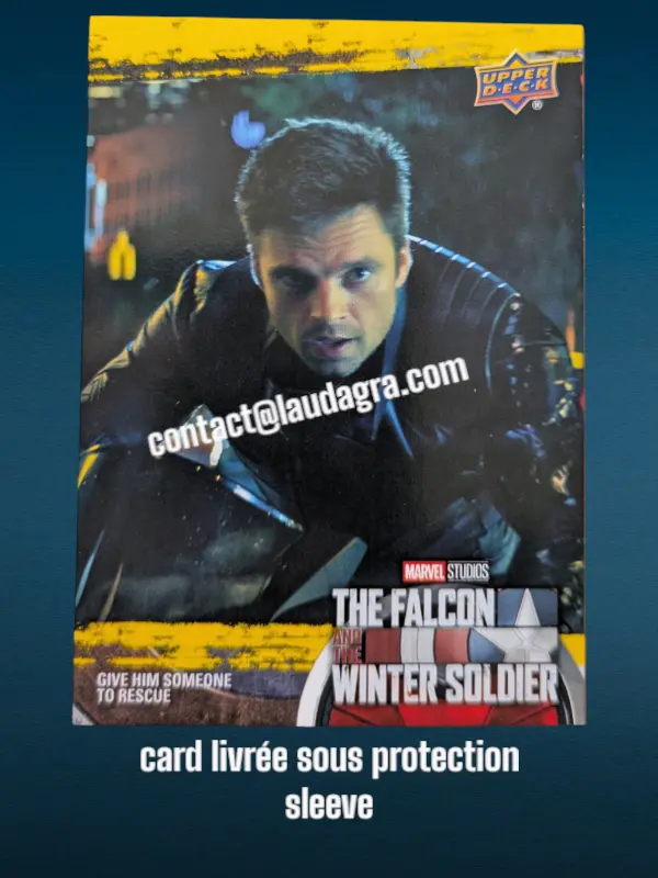 Give Him Someone to Rescue The Falcon and The Winter Soldier Yellow Parallel Card N° 79
