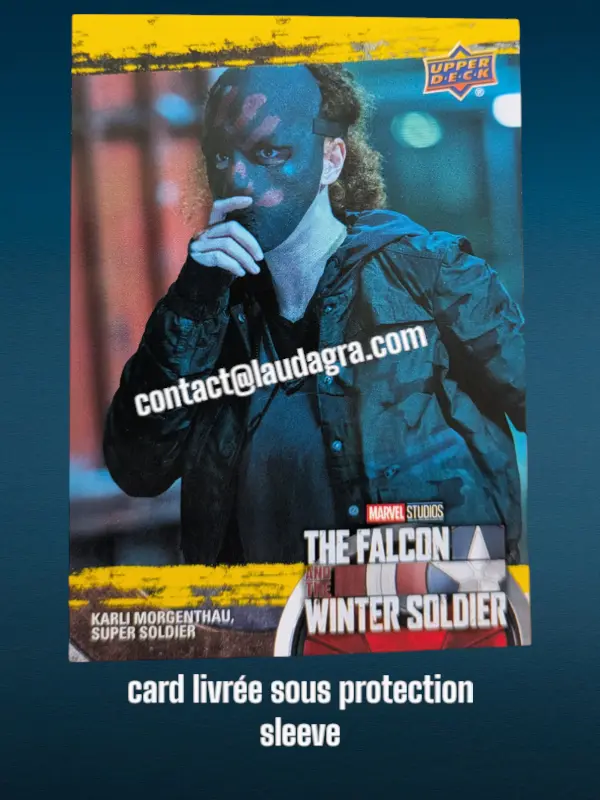[FALCON_Y82] Karli Morgenthau, Super Soldier The Falcon and The Winter Soldier Yellow Parallel Card N° 82