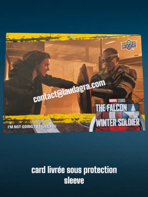 [FALCON_Y85] I'm Not Gonna Fight You The Falcon and The Winter Soldier Yellow Parallel Card N° 85