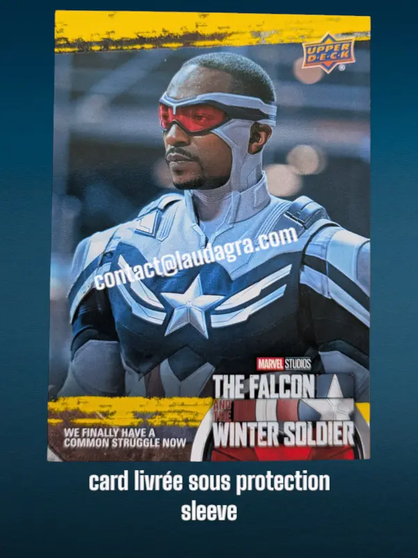 We Finally Have a Common Struggle Now The Falcon and The Winter Soldier Yellow Parallel Card N° 86