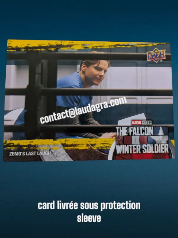 [FALCON_Y88] Zemo's Last Laugh The Falcon and The Winter Soldier Yellow Parallel Card N° 88