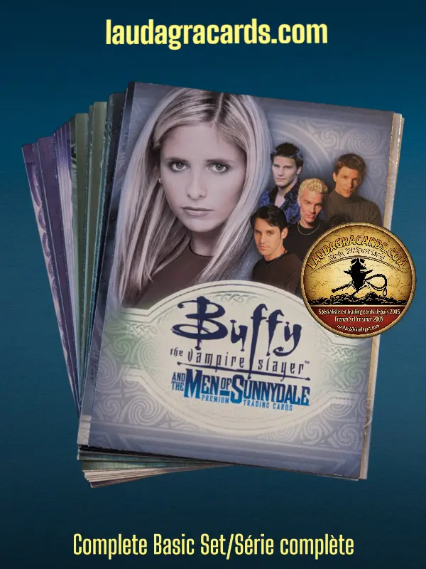 BUFFY MEN OF SUNNYDALE Base Set/Série complète de cards 
