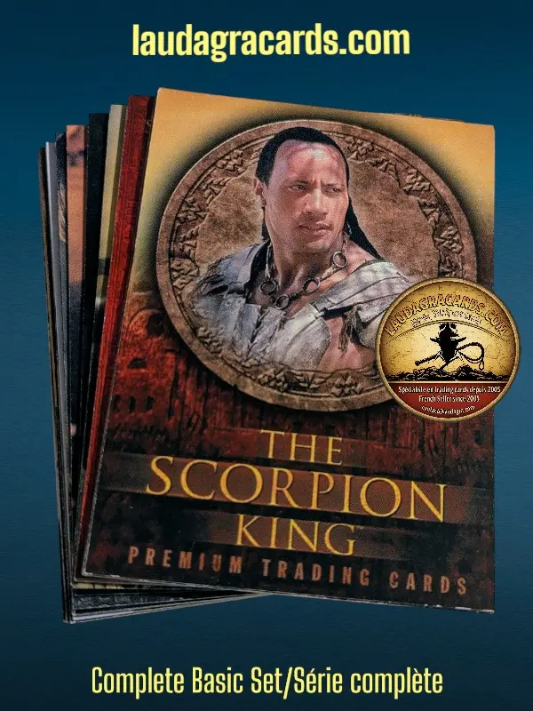 LE ROI SCORPION Base Set/Série complète de cards 