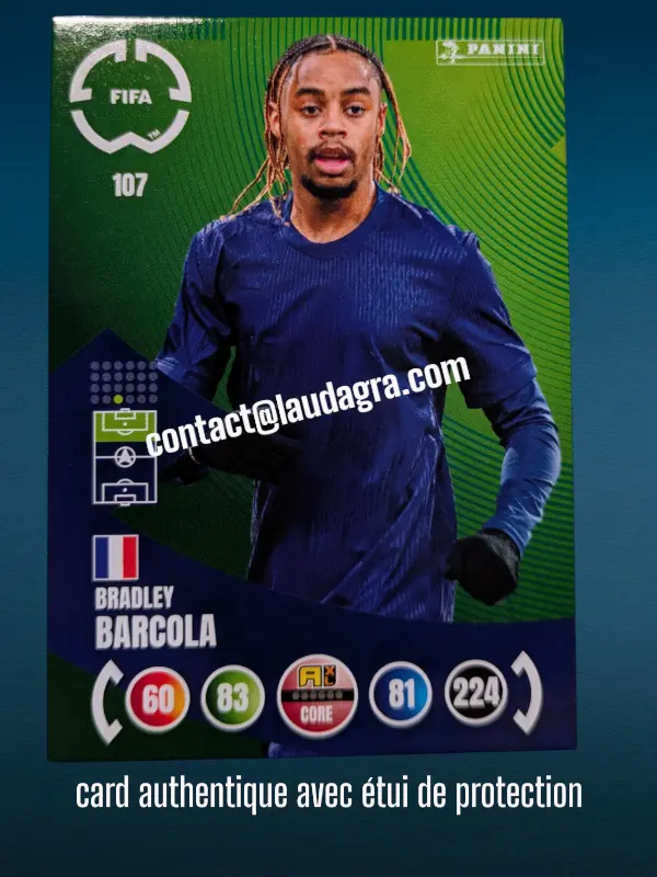 107- Bradley Barcola  Paris Saint-Germain