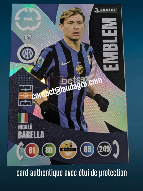 127- Nicolo Barella - Emblem  Inter Milan