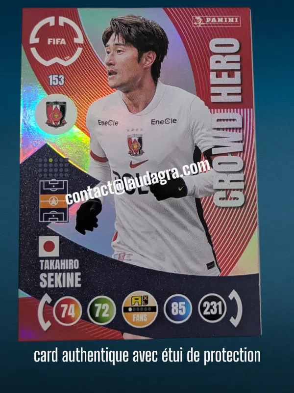 153- Takahiro Sekine - Crowd Hero  Urawa Red Diamonds