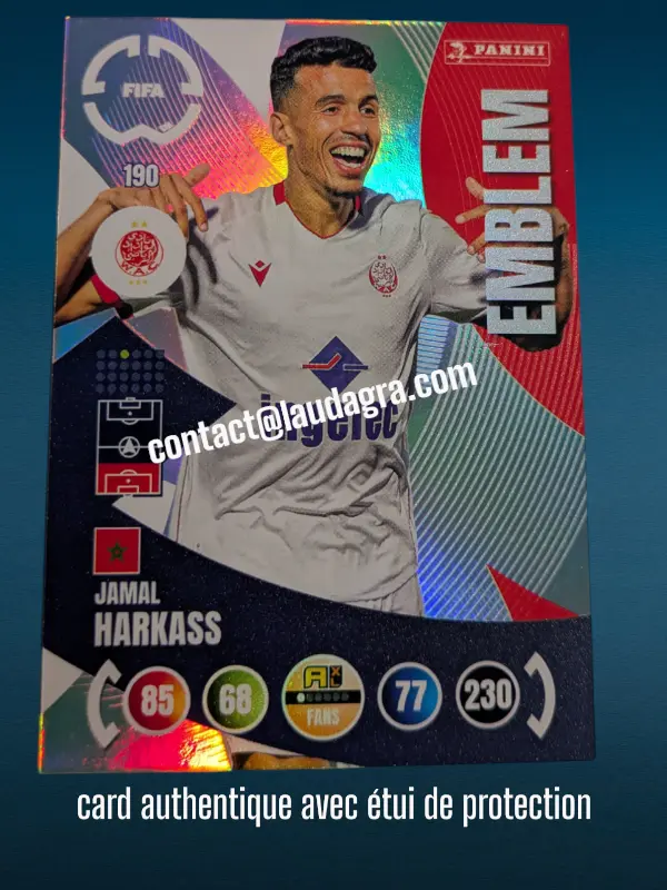 190- Jamal Harkass - Emblem  Wydad AC