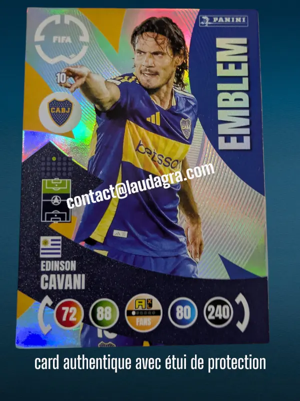 [PANCLUBWC_10] 10- Edinson Cavani - Emblem  CA Boca Juniors