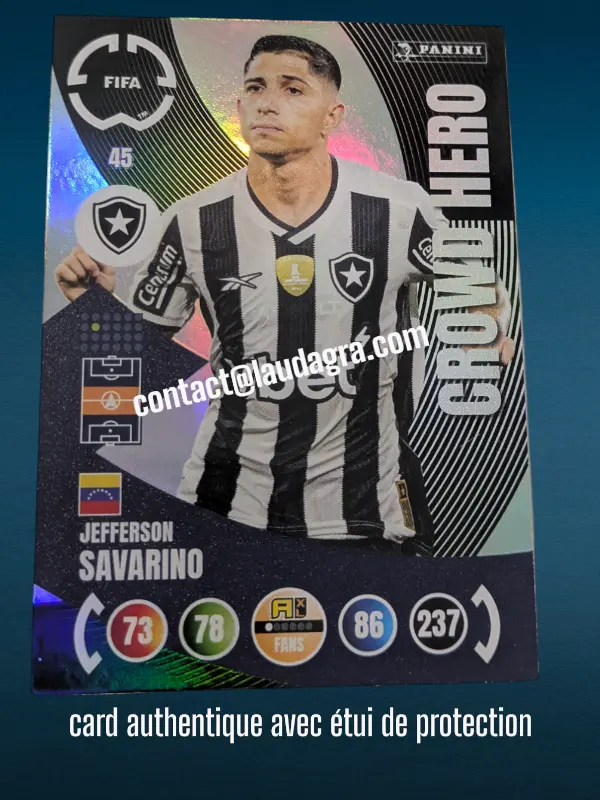 [PANCLUBWC_45] 45- Jefferson Savarino- Crowd Hero  Botafogo