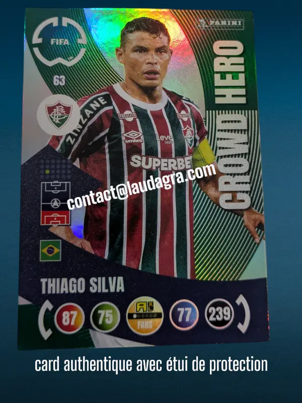 [PANCLUBWC_63] 63- Thiago Silva - Crowd Hero  Fluminense FC