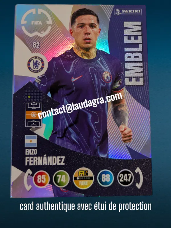 [PANCLUBWC_82] 82- Enzo Fernández - Emblem  Chelsea FC
