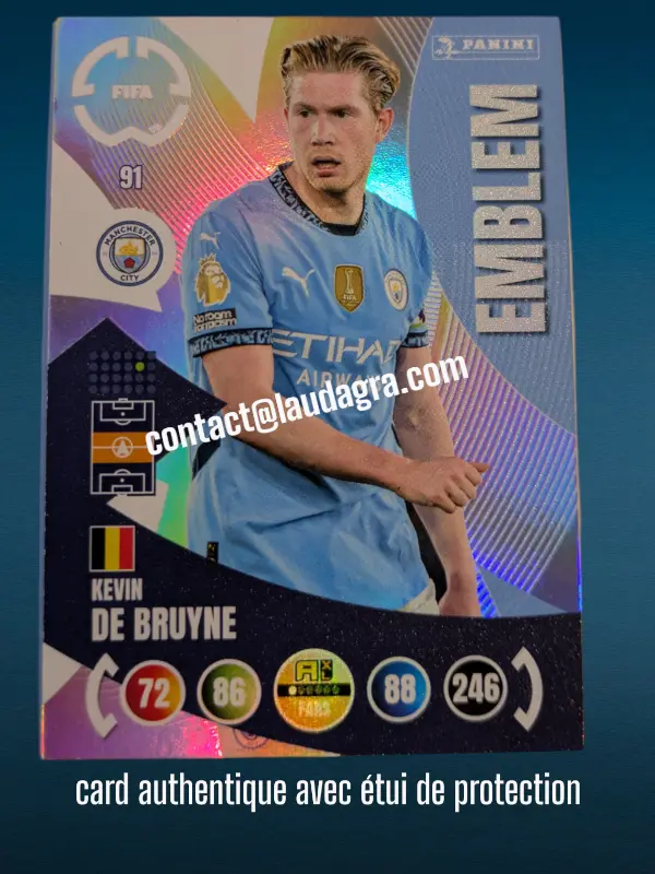 [PANCLUBWC_91] 91- Kevin de Bruyne - Emblem  Manchester City