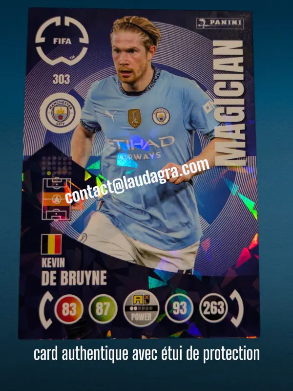 [PANCLUBWC_303] 303- Kevin de Bruyne - manchester City