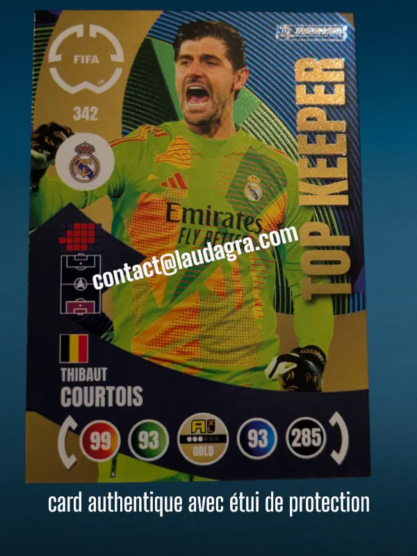 [PANCLUBWC_342] 342- Thibaut Courtois - Real Madrid