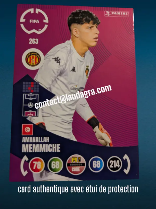 [PANCLUBWC_263] 263- Amanallah Memmiche  club Espérance de Tunis