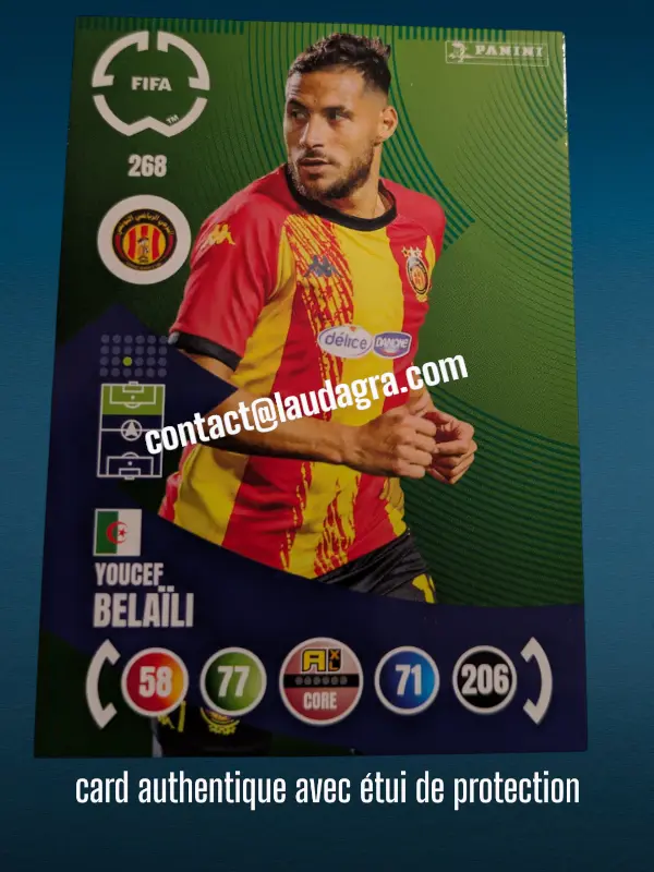 [PANCLUBWC_268] 268- Youcef Belaïli  club Espérance de Tunis