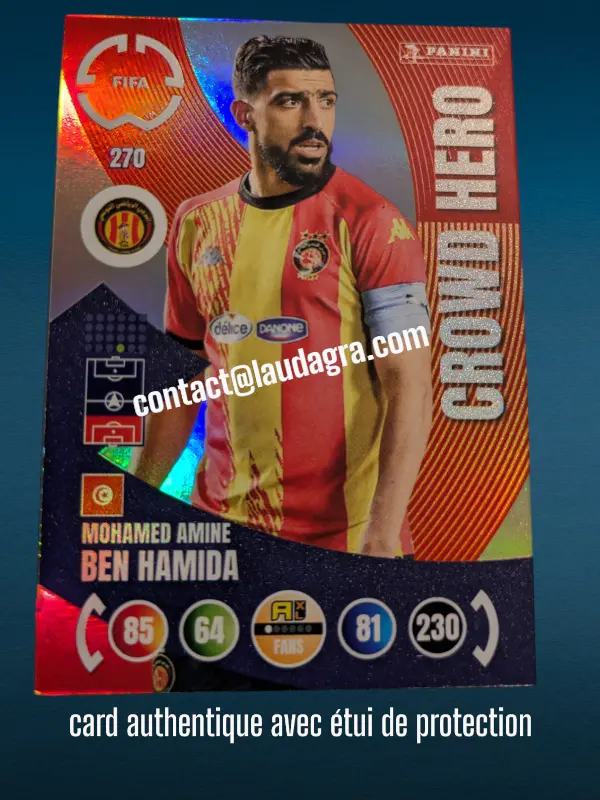 [PANCLUBWC_270] 270- Mohamed Amine Ben Hamida - Crowd Hero  club Espérance de Tunis