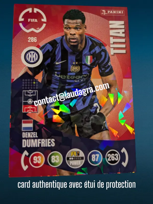 [PANCLUBWC_286] 286- Denzel Dumfries - Inter Milan