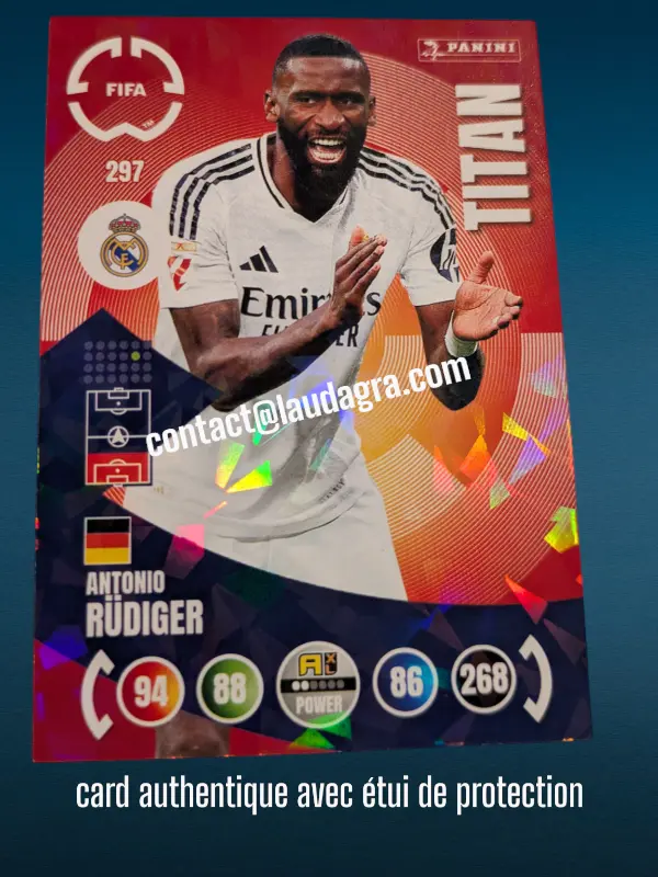 [PANCLUBWC_297] 297- Antonio Rüdiger - Real Madrid
