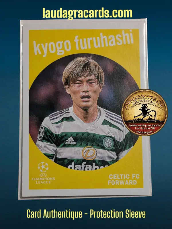 [toppsUEFA23 N° 59-6] Kyogo Furuhashi  Celtic FC  Carte N° 59-6