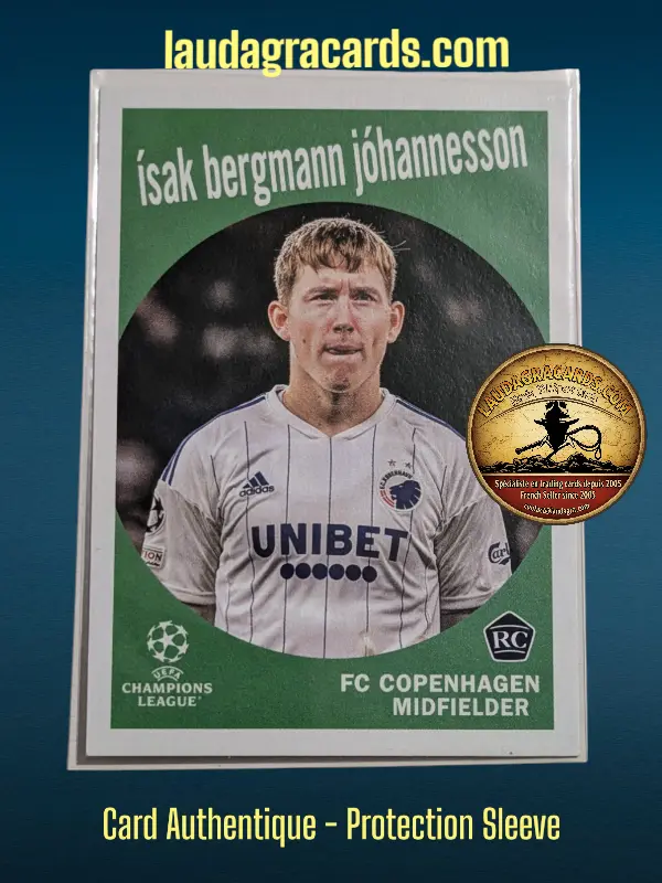 [toppsUEFA23 N° 59-13] Ísak Bergmann Jóhannesson  FC Copenhagen  Carte N° 59-13