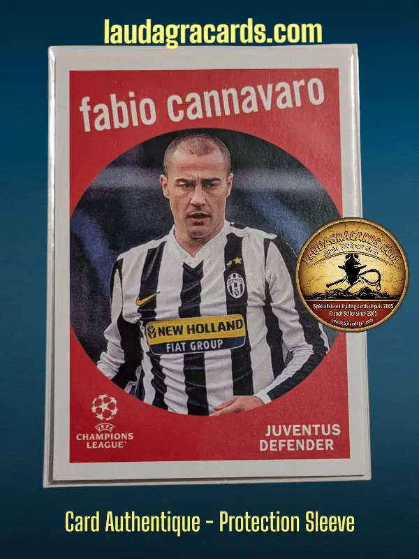 [toppsUEFA23 N° 59-17] Fabio Cannavaro  Juventus  Carte N° 59-17