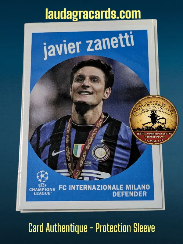 [toppsUEFA23 N° 59-29] Javier Zanetti  FC Internazionale Milano  Carte N° 59-29