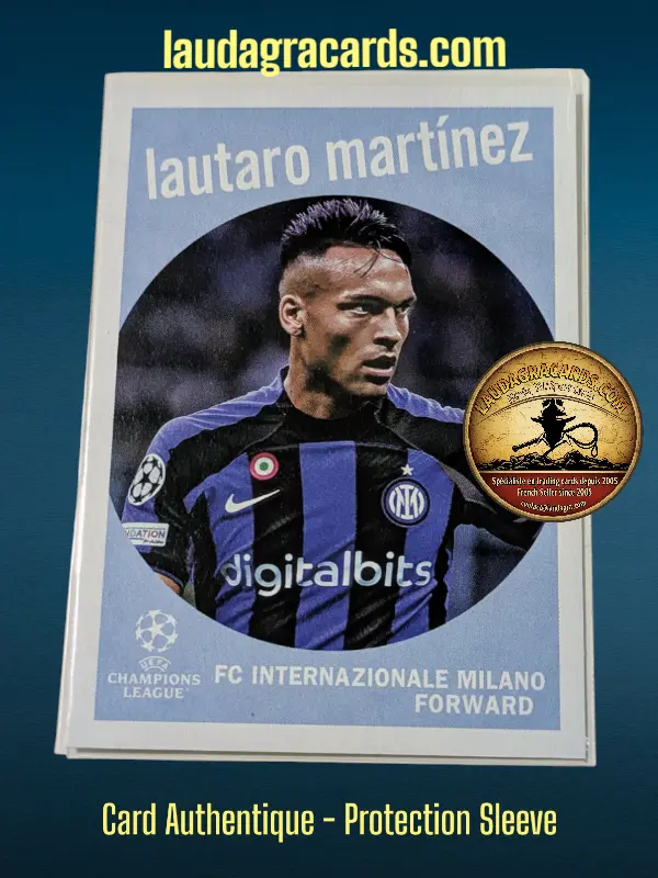 [toppsUEFA23 N° 59-30] Lautaro Martínez  FC Internazionale Milano  Carte N° 59-30