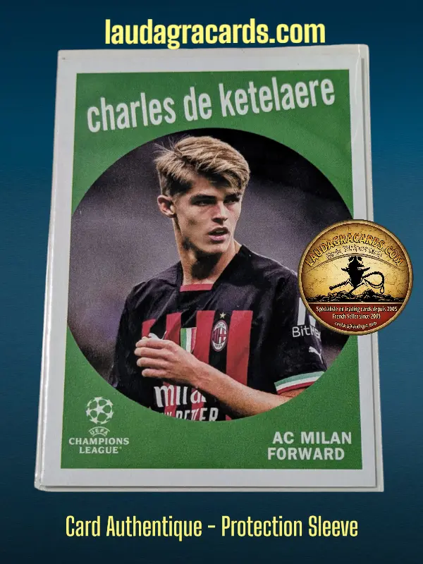 [toppsUEFA23 N° 59-32] Charles De Ketelaere  AC Milan  Carte N° 59-32