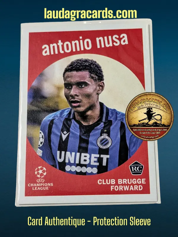 [toppsUEFA23 N° 59-35] Antonio Nusa  Club Brugge  Carte N° 59-35