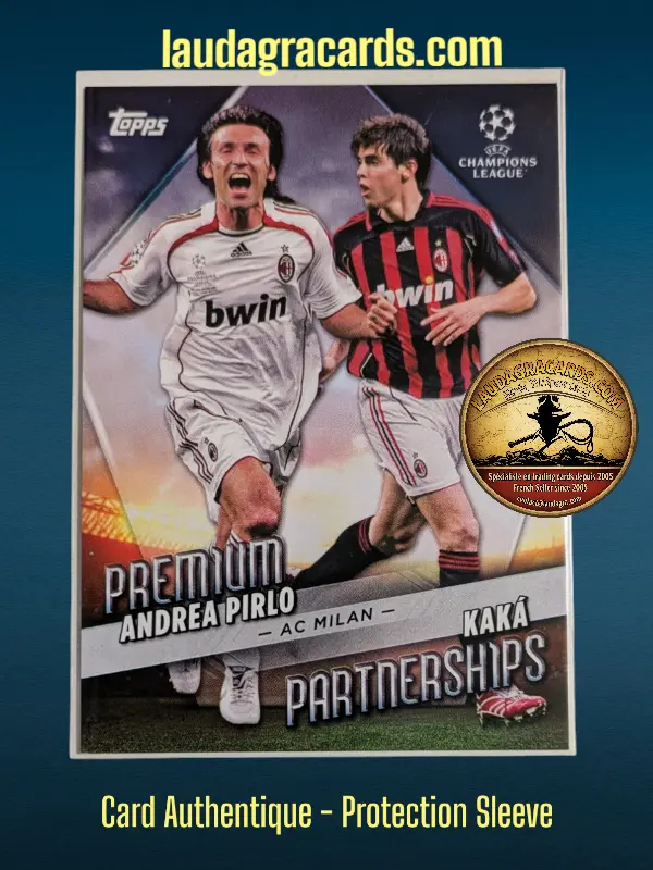 [toppsUEFA23 N° PP-11] Andrea Pirlo / Kaká  AC Milan  Carte N° PP-11