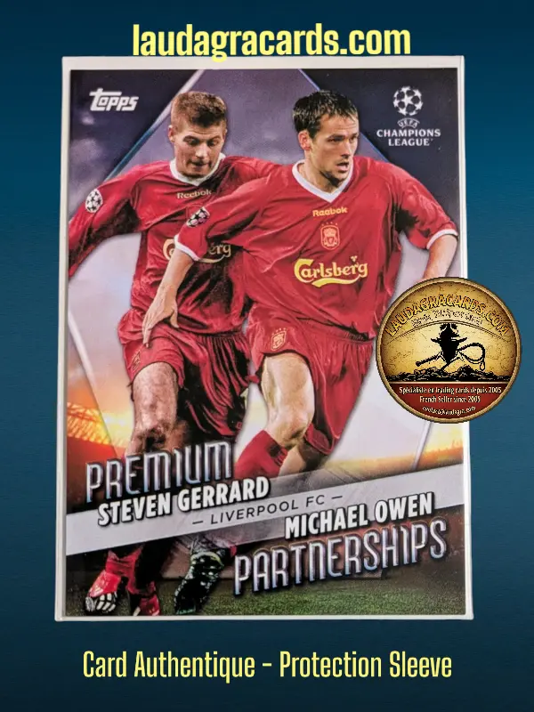 [toppsUEFA23 N° PP-12] Michael Owen / Steven Gerrard  Liverpool FC  Carte N° PP-12