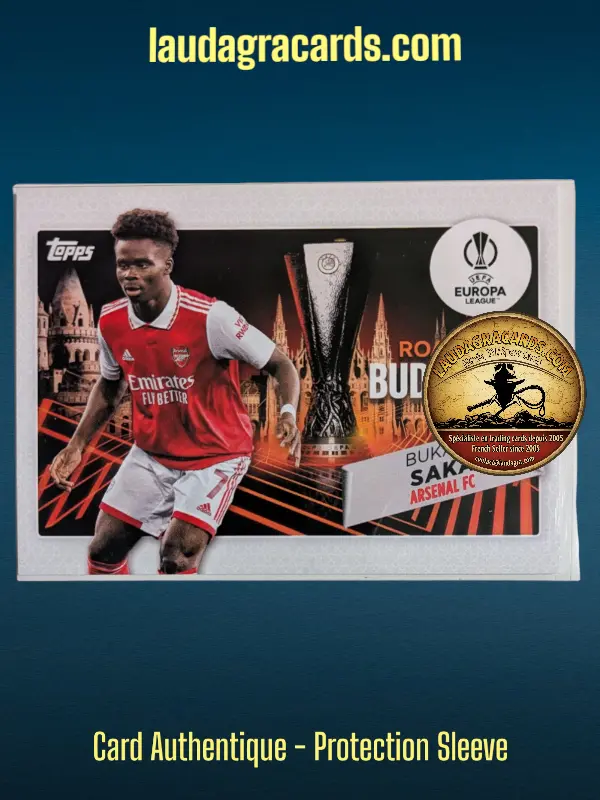 [toppsUEFA23 N° RF-2] Bukayo Saka  Arsenal FC  Carte N° RF-2