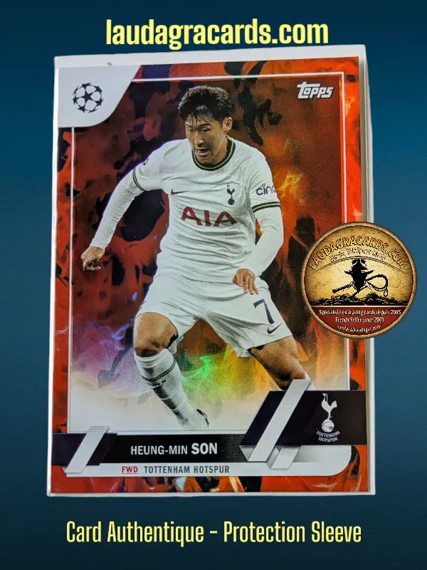 [toppsUEFA23 INF N° 05] Heung-min Son  Tottenham Hotspur  Carte N° 5