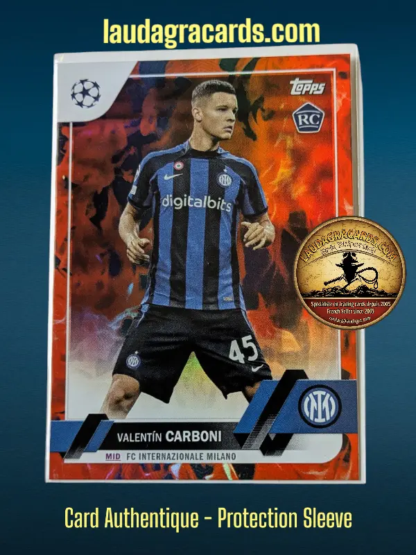 [toppsUEFA23 INF N° 06] Valentín Carboni  FC Internazionale Milano  Carte N° 6