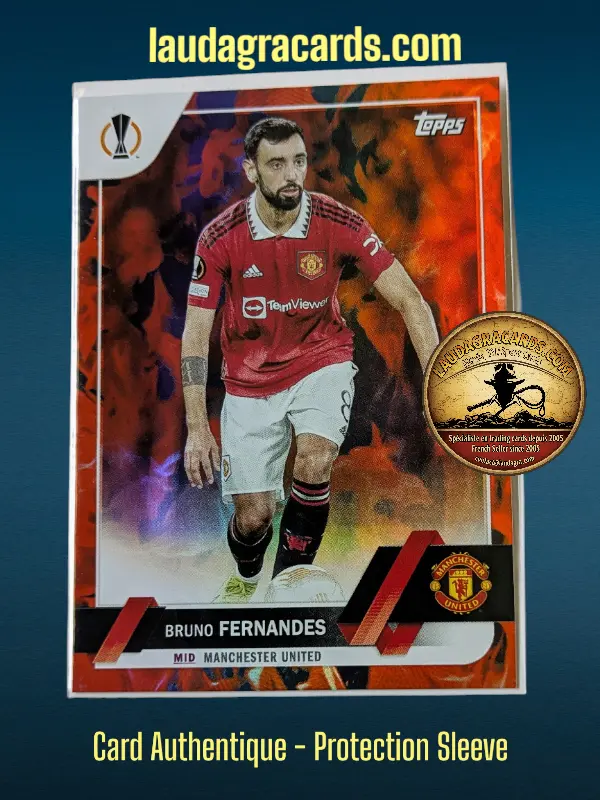 [toppsUEFA23 INF N° 08] Bruno Fernandes  Manchester United  Carte N° 8