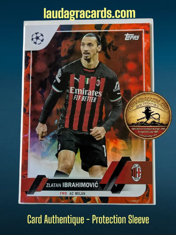 [toppsUEFA23 INF N° 11] Zlatan Ibrahimović  AC Milan  Carte N° 11