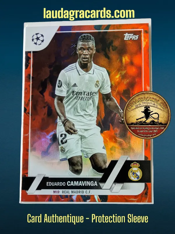 [toppsUEFA23 INF N° 12] Eduardo Camavinga  Real Madrid C.F.  Carte N° 12