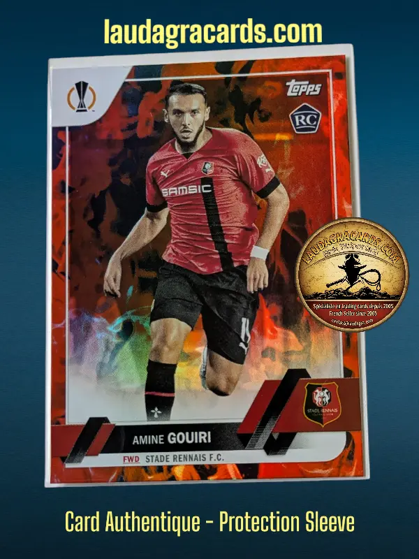 [toppsUEFA23 INF N° 24] Amine Gouiri  Stade Rennais F.C.  Carte N° 24