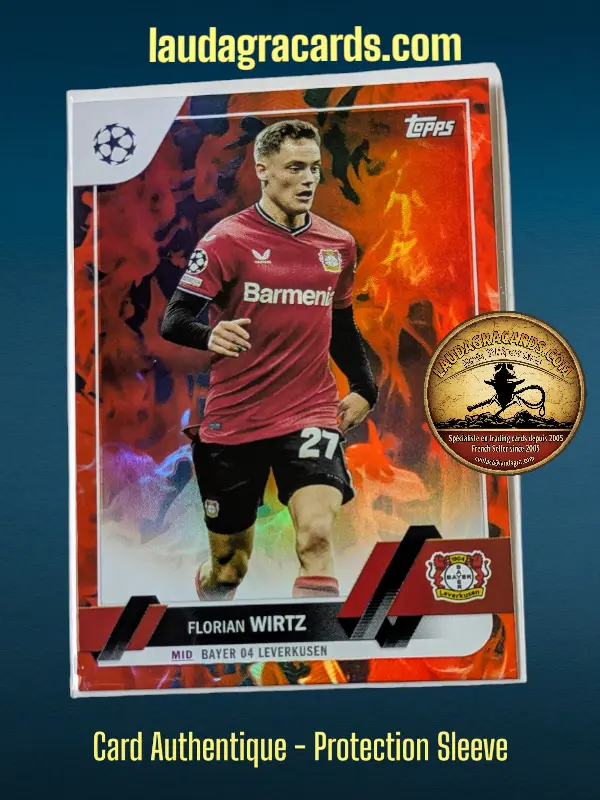 [toppsUEFA23 INF N° 27] Florian Wirtz  Bayer 04 Leverkusen  Carte N° 27